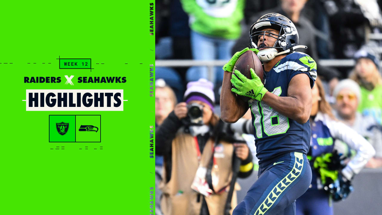 2022 Week 12 Seahawks vs. Raiders Game Highlights