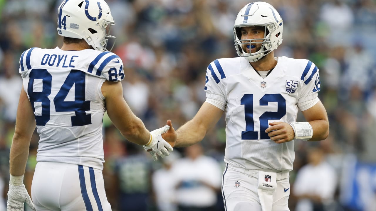 Andrew Luck quote: I think the preseason helps a lot, just to feel