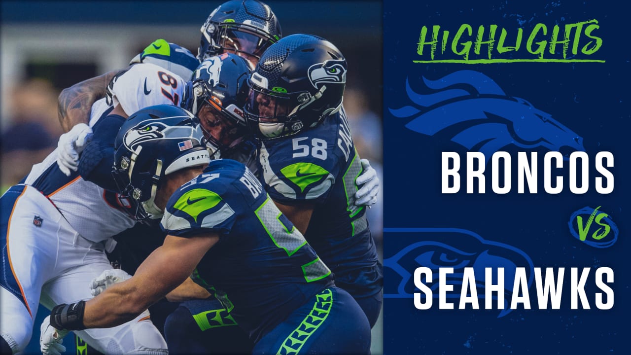 2019 Preseason Week 1 Seahawks vs Broncos Highlights