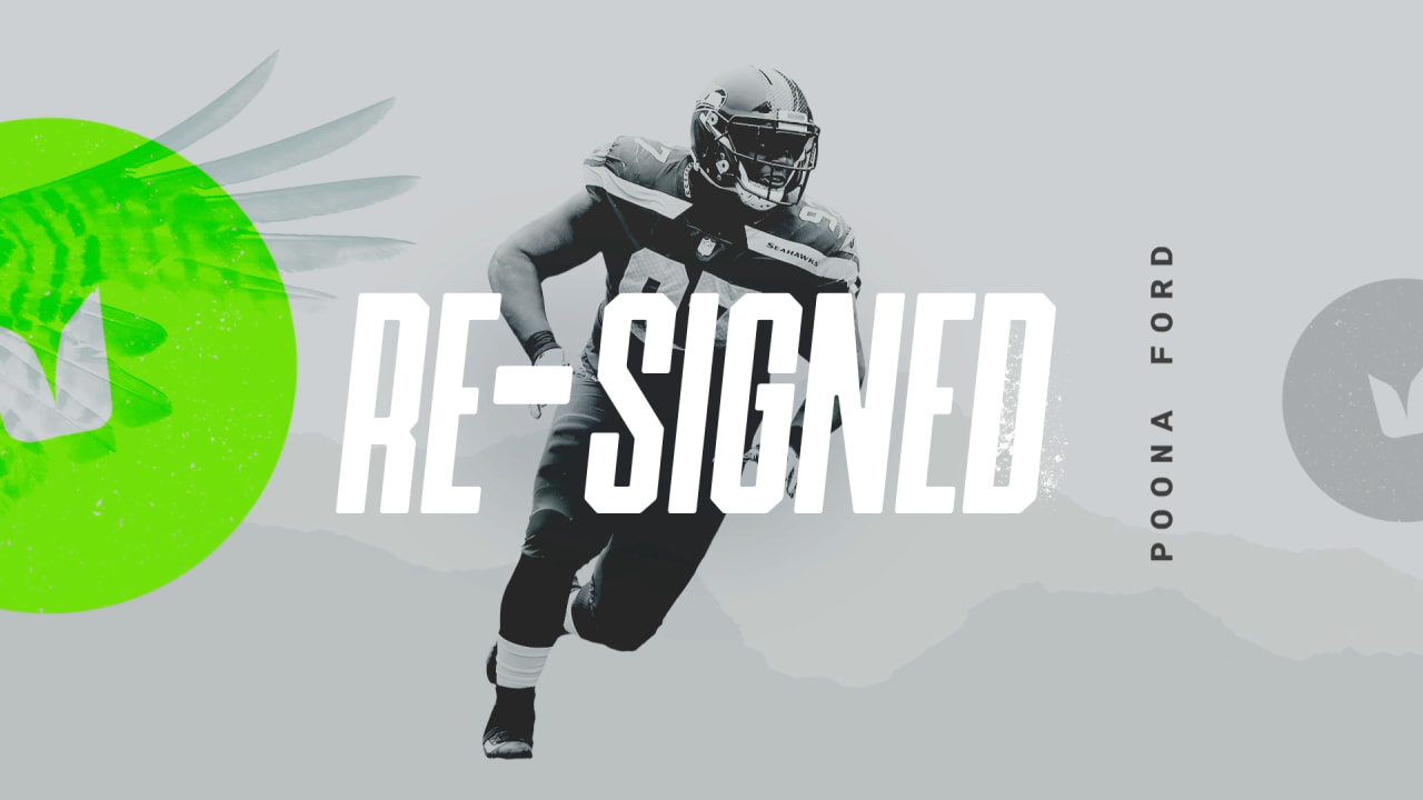 DT Poona Ford has signed a 2-year deal to stay in Seattle. The