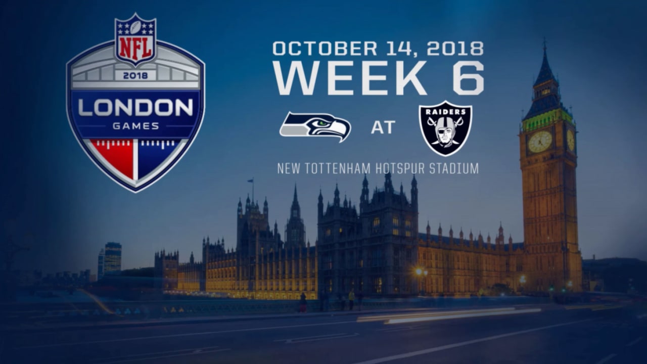 Raiders To Kick Off NFL London Schedule At New Tottenham Stadium