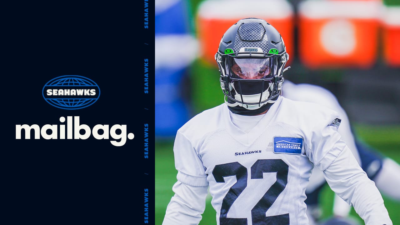 Seattle Seahawks guard Gabe Jackson (66) leaves the field at halftime of an  NFL football game against the Tampa Bay Buccaneers on Nov. 13, 2022, in  Munich. The Buccaneers defeated the Seahawks