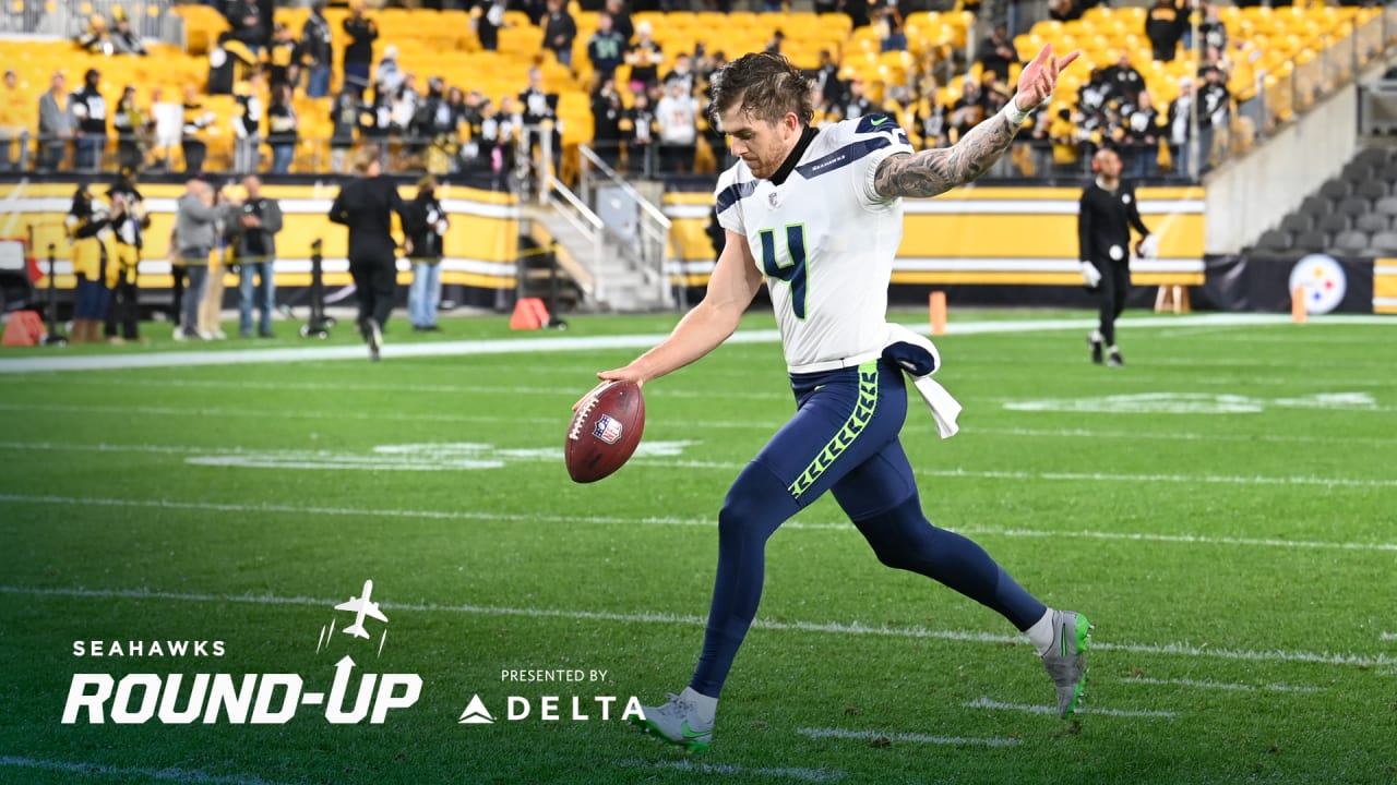 Seahawks punter Michael Dickson pins opponents inside the 10 in April