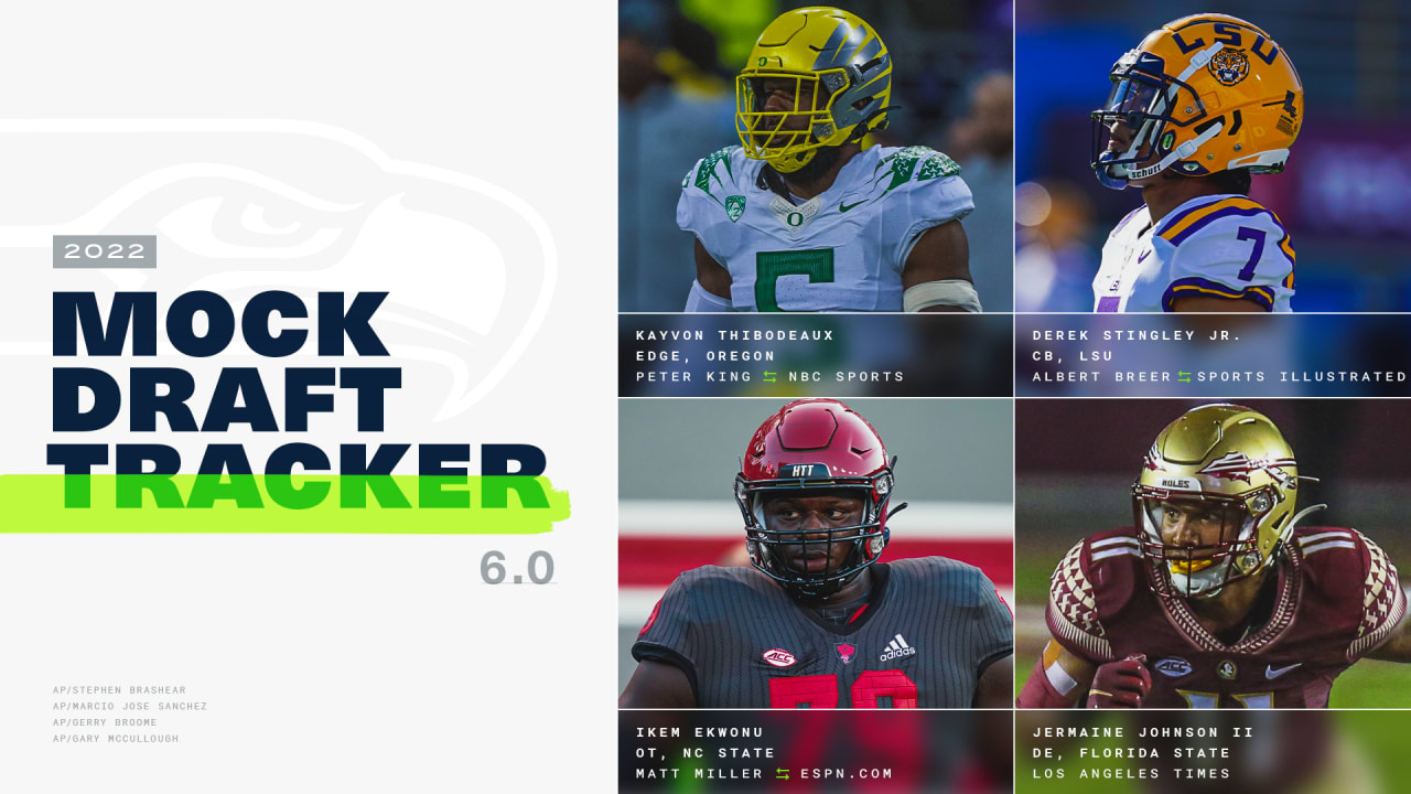 2022 Mock Draft Tracker 6.0: One Last Look At Predictions For The Seahawks  At Pick No. 9