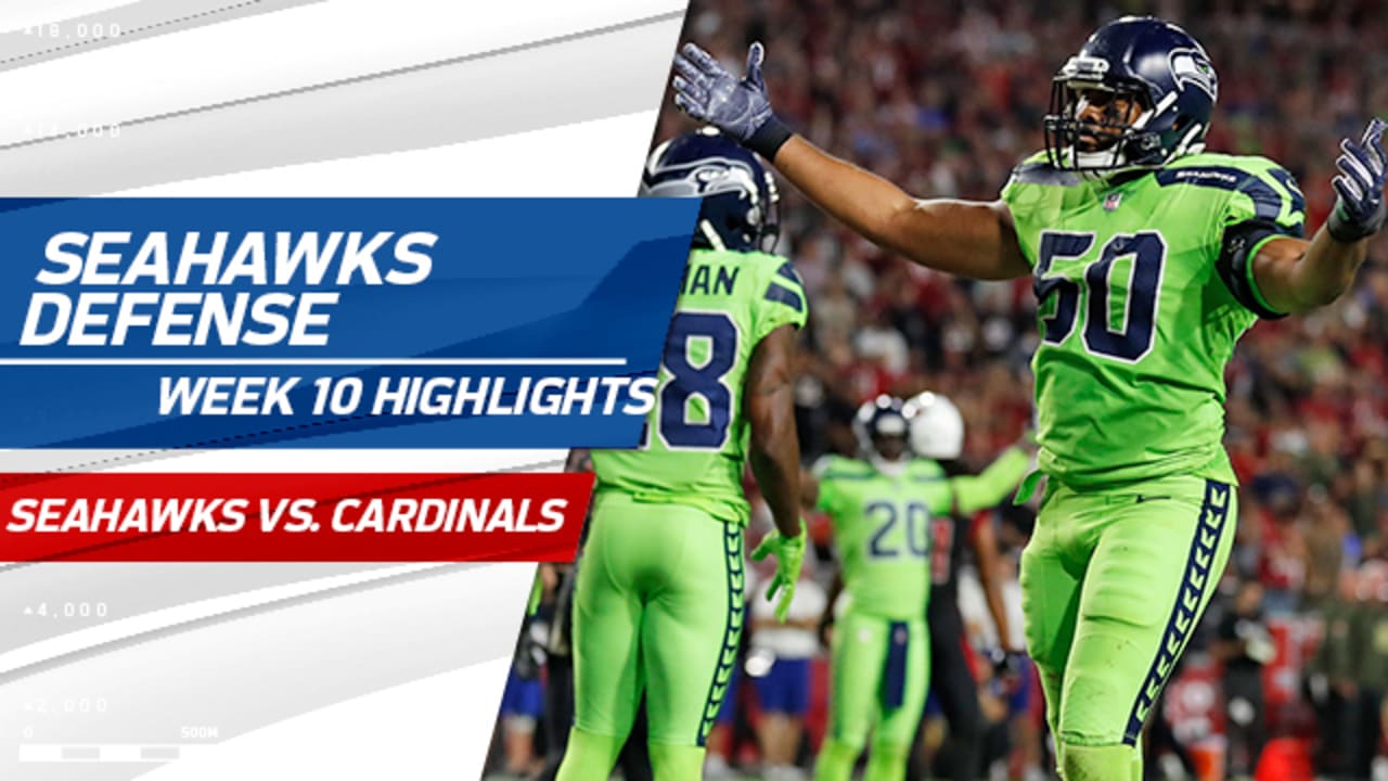 Cardinals vs. Seahawks, Week 10 Highlights