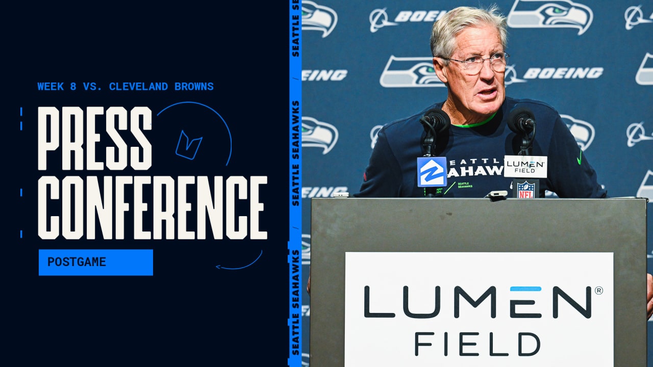 Seahawks vs. Browns Postgame Press Conference Week 8