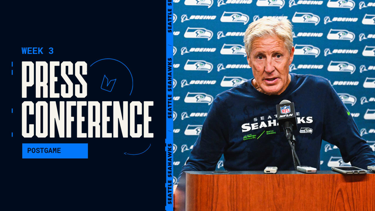 Seahawks vs. Panthers Postgame Press Conference Week 3