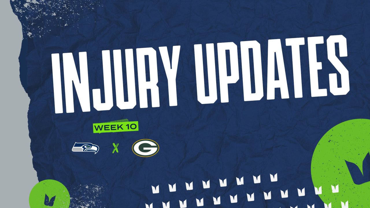 2021 Week 10 Seahawks at Packers Injury Updates