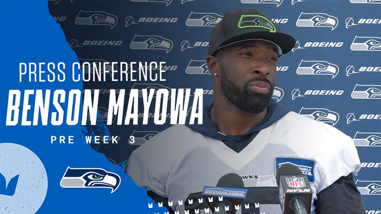 Benson Mayowa Seahawks Pre-Week 3 Press Conference - August 26