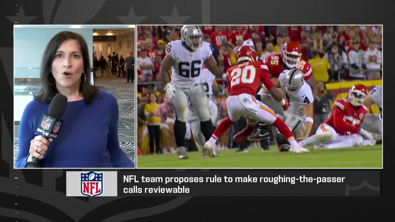 Will roughing the passer call be reviewable by replay? NFL owners