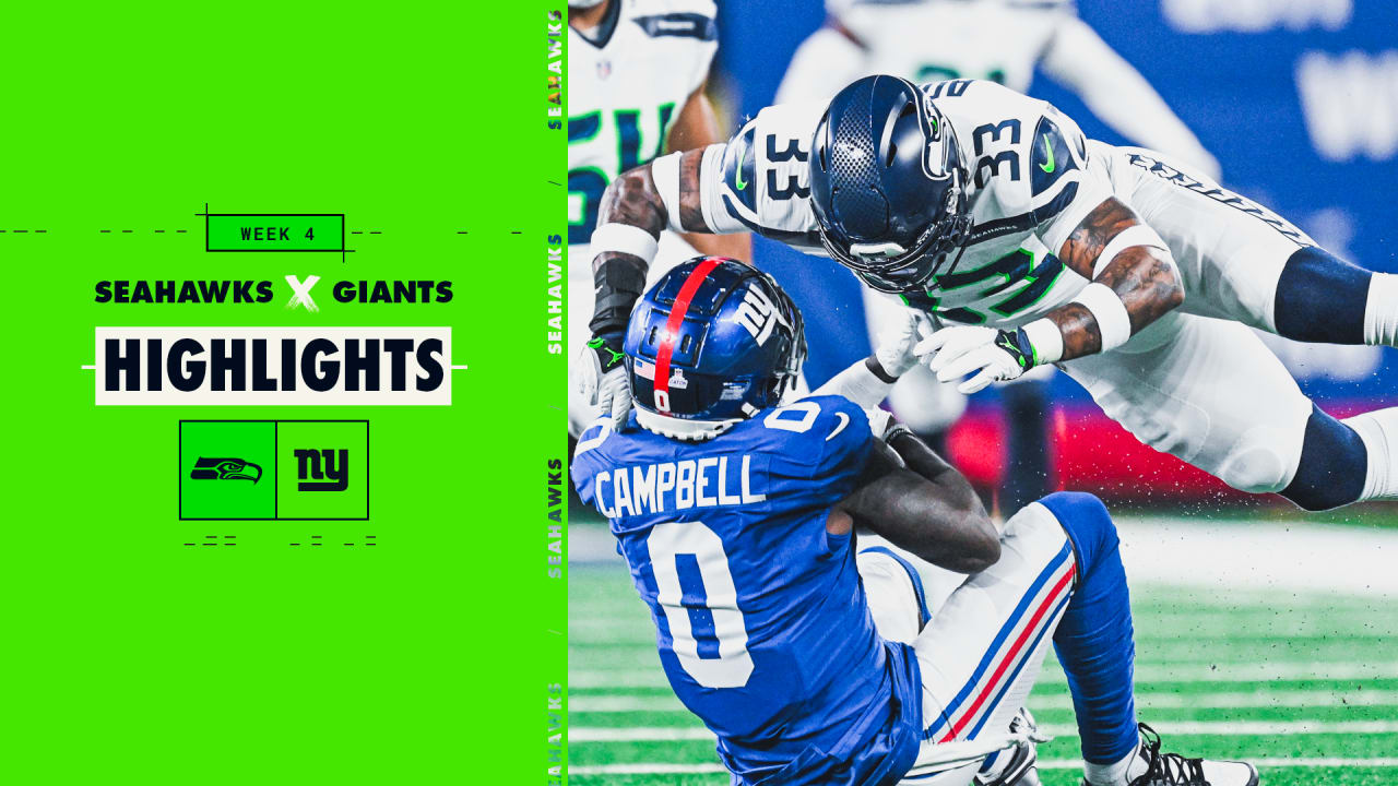 Seahawks vs. Giants Score, Highlights, and More: Seahawks Demolish Giants  on Monday Night Football