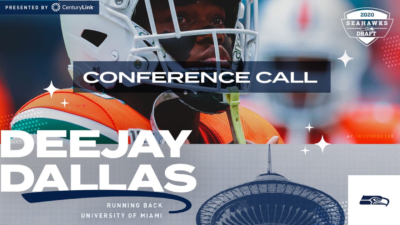 DeeJay Dallas 2020 NFL Draft Conference Call
