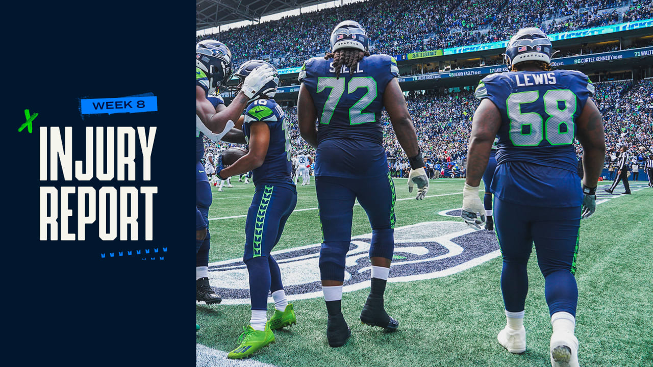 Week 8 Injury Report: Seahawks vs. Jaguars