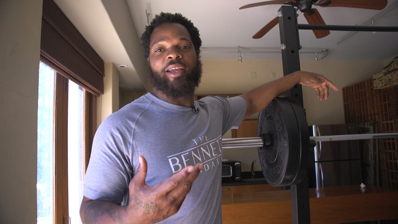 Tour Michael Bennett’s Home Gym