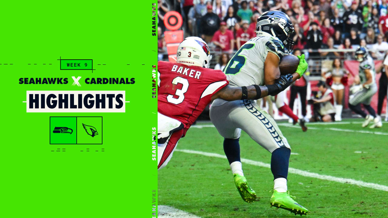 Seattle Seahawks vs. Arizona Cardinals  2022 Week 9 Game Highlights 