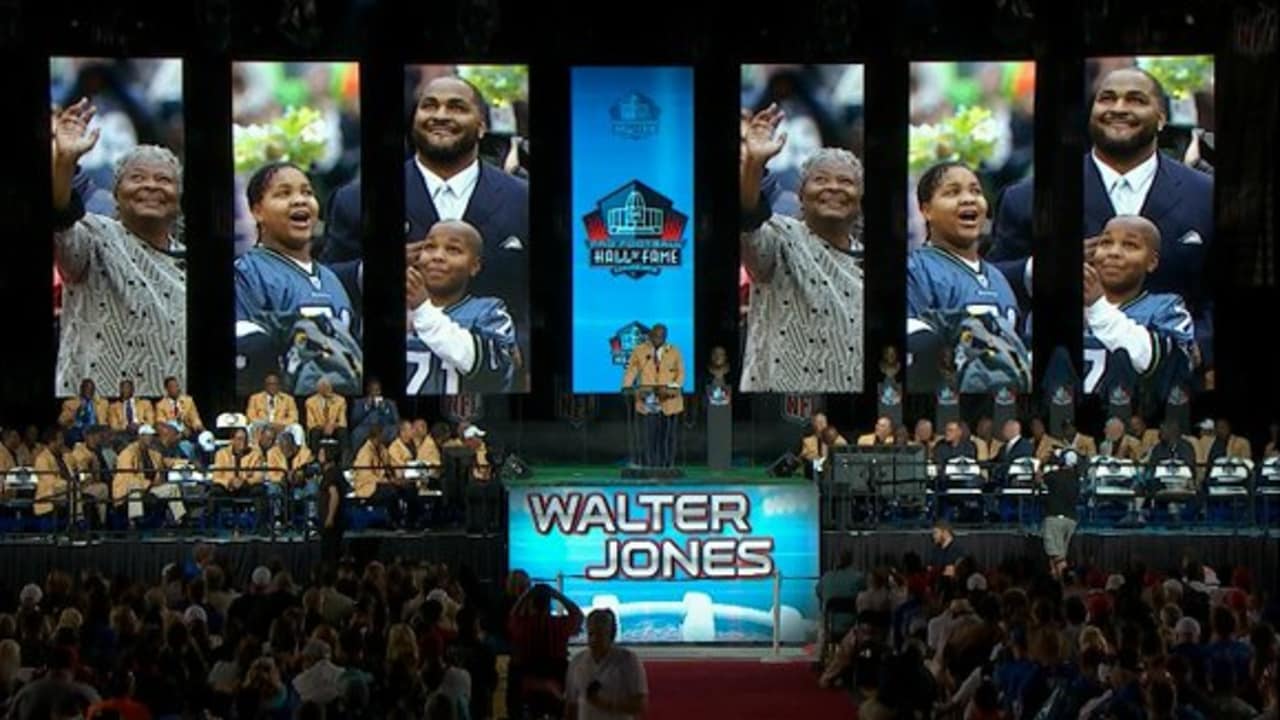 In speech, Walter Jones shows he knows his Seahawks history - NBC Sports