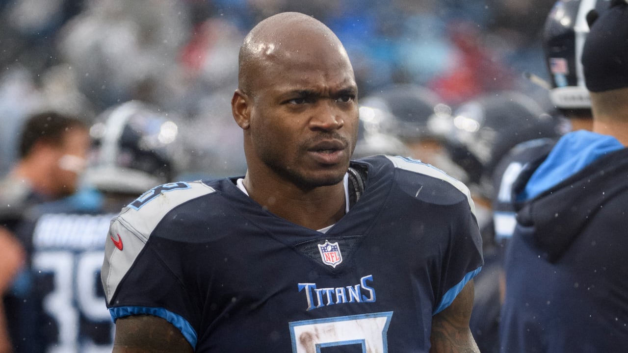 LOOK: Fan-made Adrian Peterson Tennessee Titans jerseys are awesome