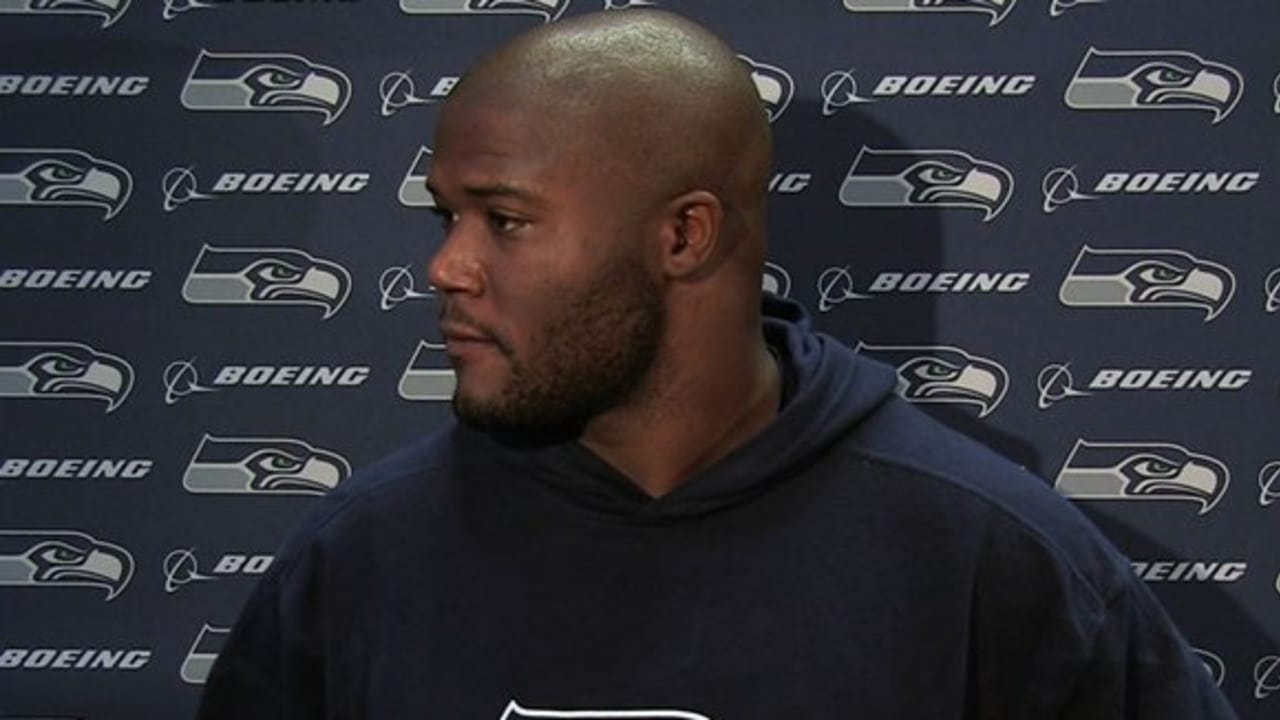Michael Robinson Rejoins Seahawks Press Conference 