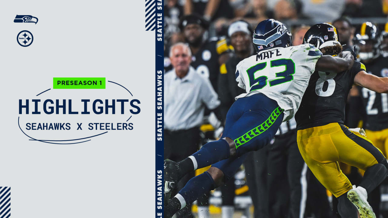 Seattle Seahawks vs. Pittsburgh Steelers Preseason Week 1 Highlights
