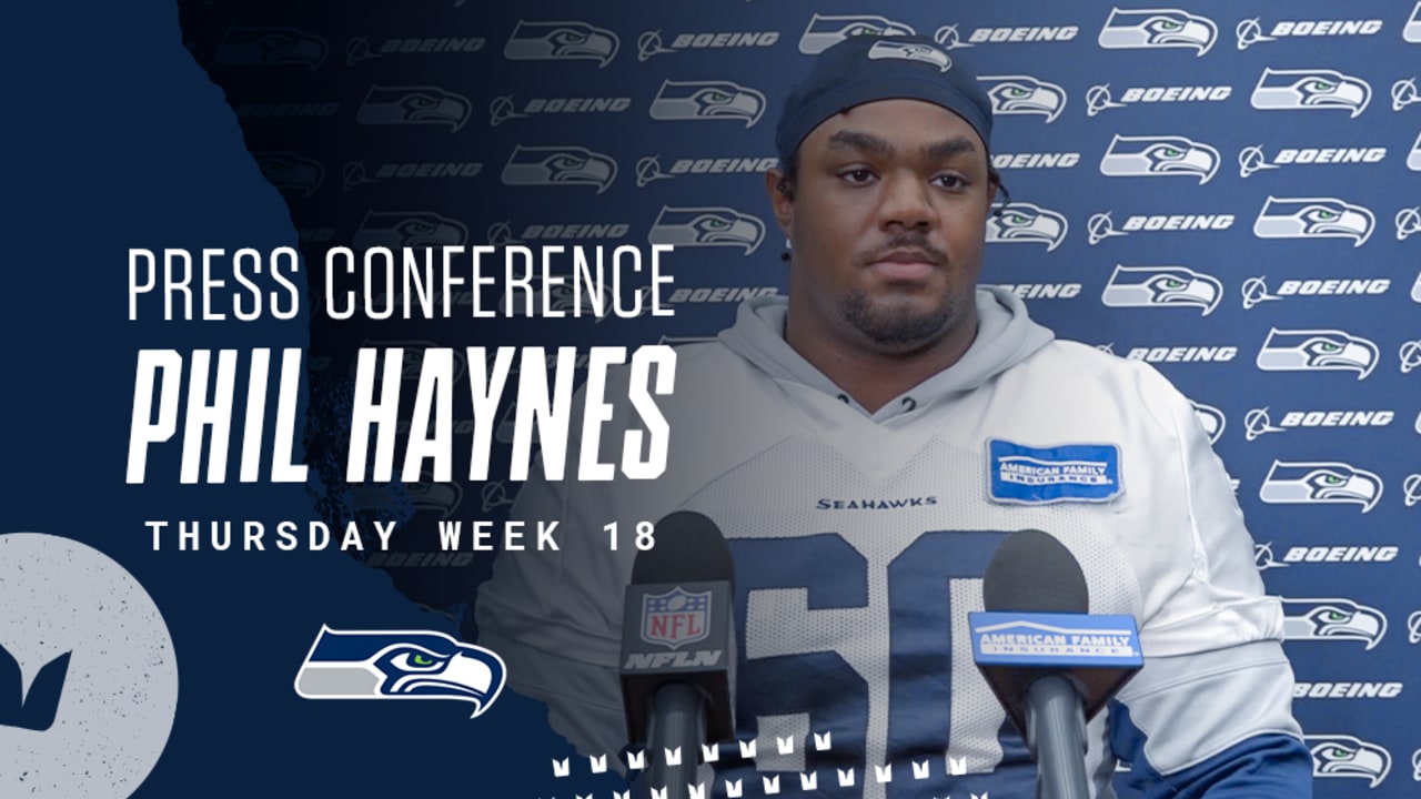 Phil Haynes Seahawks Thursday Press Conference - January 6