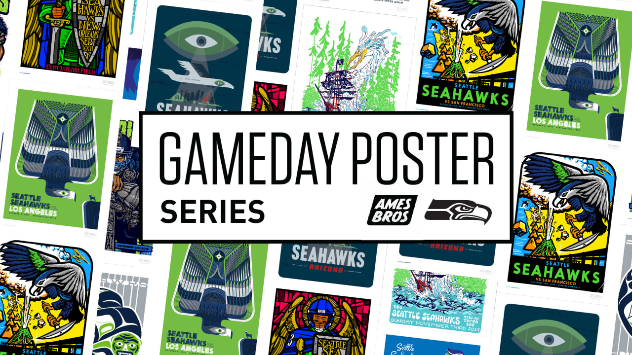 2022 Seahawks vs. Panthers Gameday Poster – Ames Bros