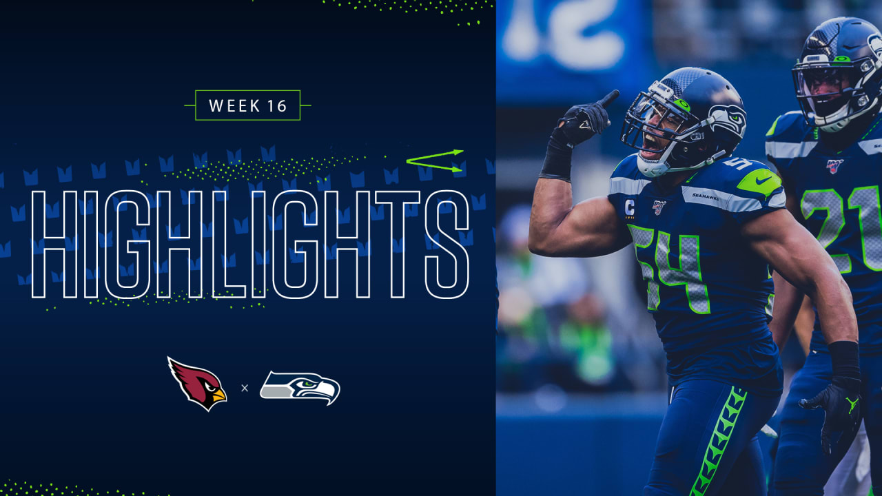 2019 Week 16: Cardinals vs. Seahawks Highlights