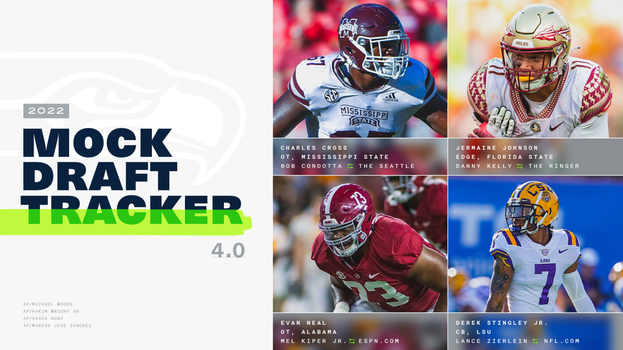 2022 Mock Draft Tracker 3.0: Trades, Quarterbacks, Cornerbacks: Opinions  Vary On What Seahawks Will Do In First Round
