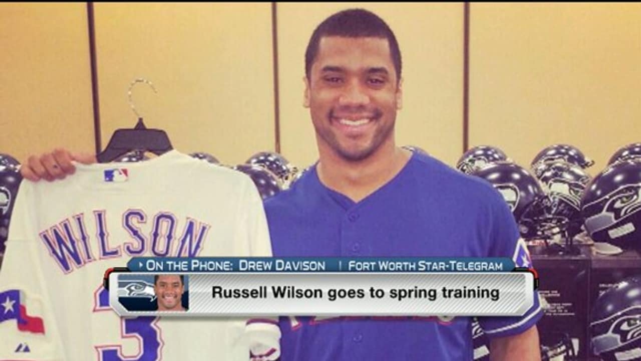 Young prospect Russell Wilson attends second Spring Training with Rangers