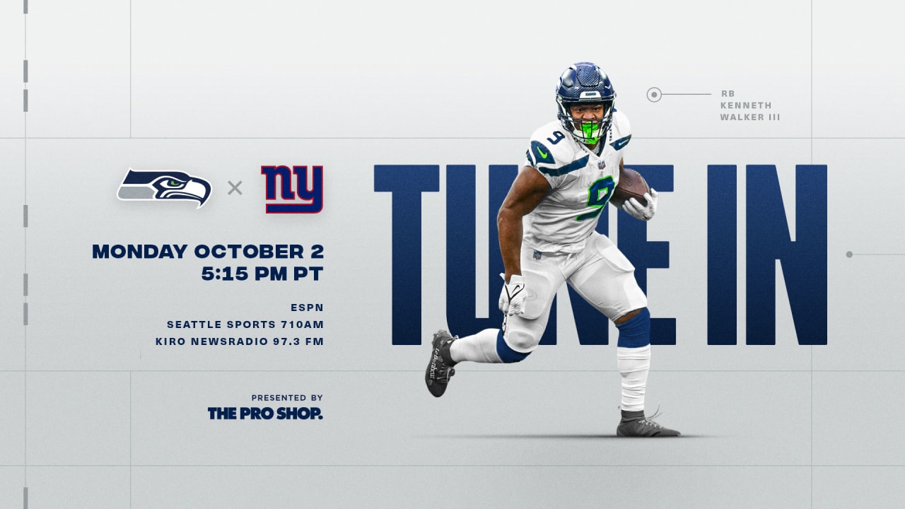 Seahawks vs. Giants: How to Watch Week 4 Monday Night Football Online,  Start Time, Live Stream