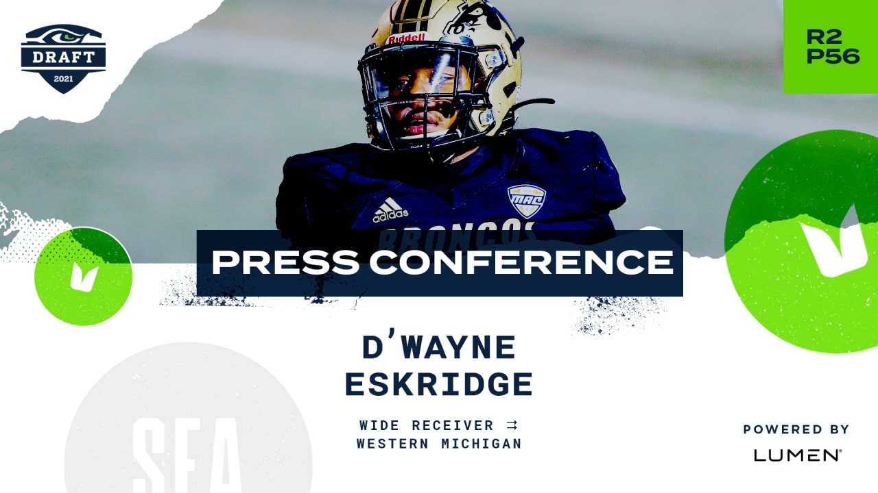 Seahawks select Western Michigan WR D'Wayne Eskridge at No. 56