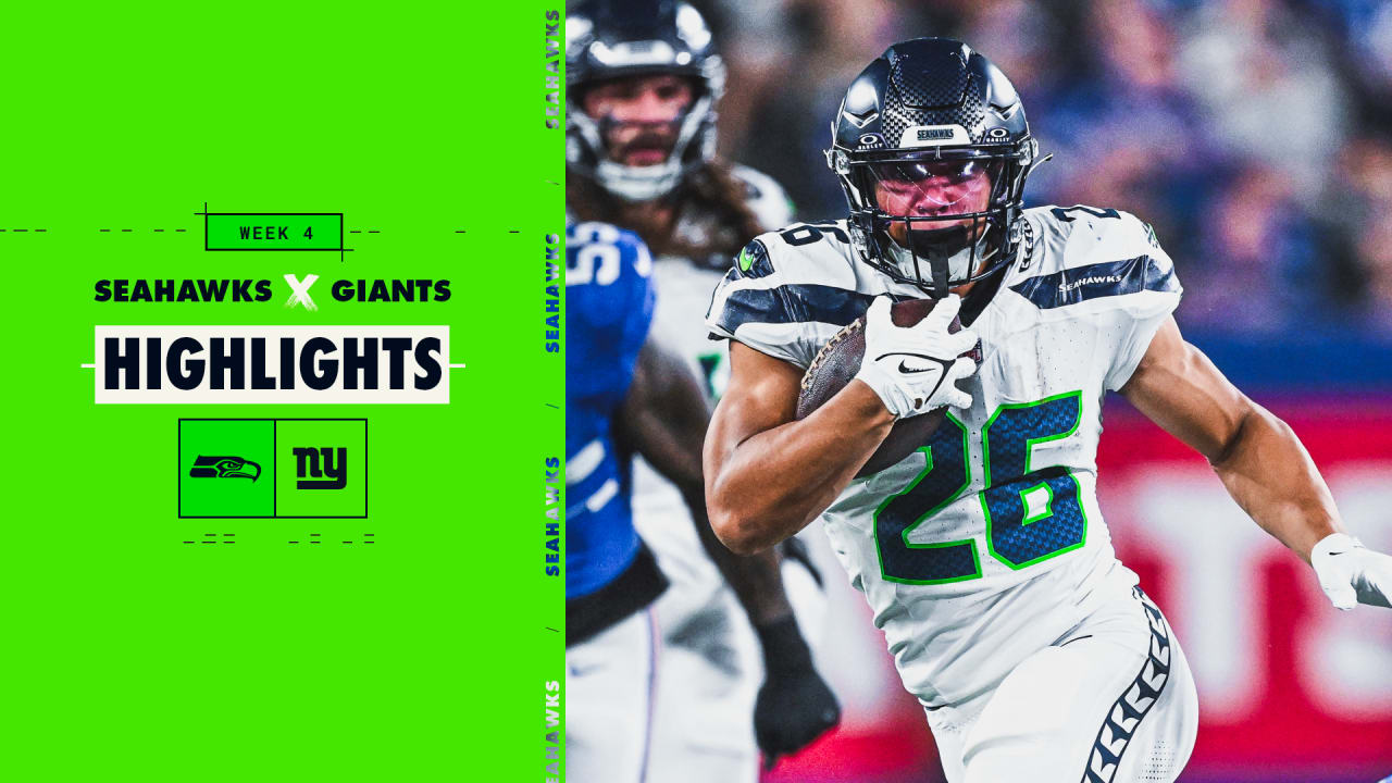 Points and Highlights: Seattle Seahawks 24-3 New York Giants in NFL Match  2023