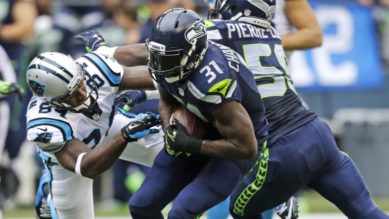 Video: Panthers' Cam Newton throws pick-six by Kam Chancellor in