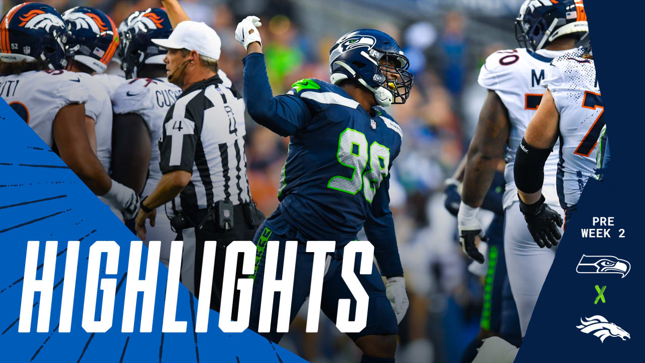 Seahawks vs. Broncos Game Highlights 2021 Preseason Week 2