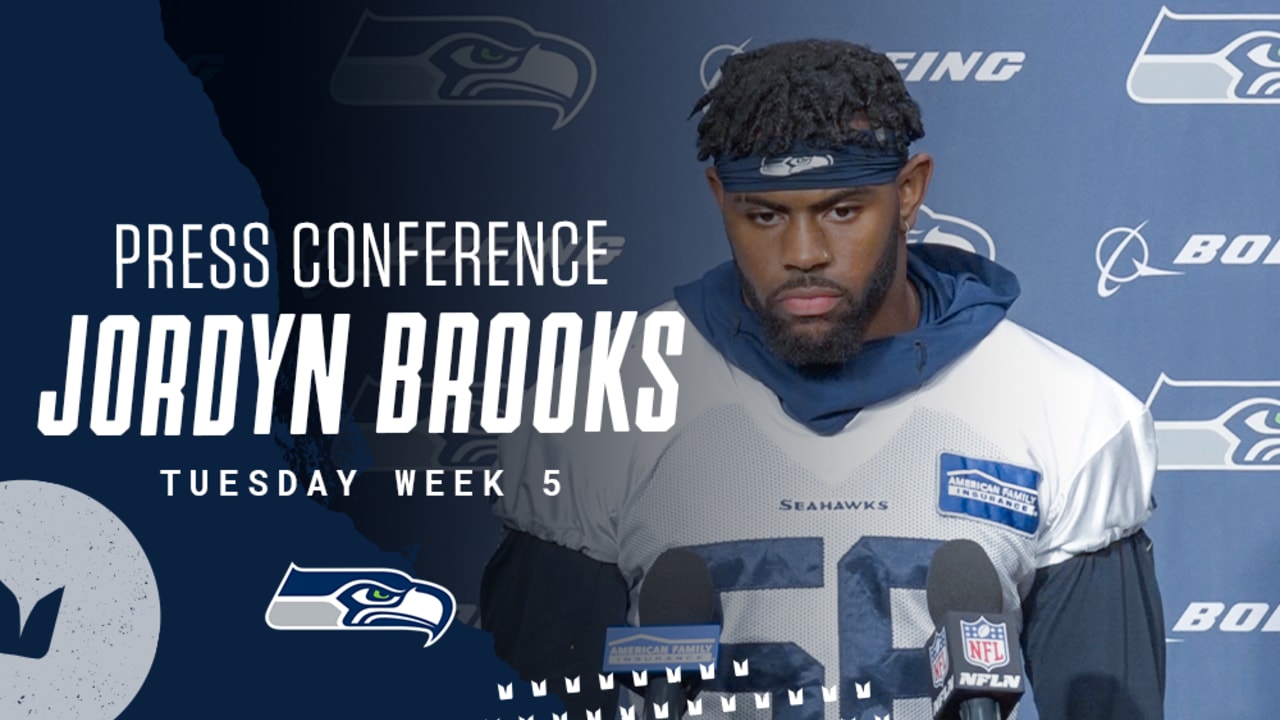 Jordyn Brooks Seahawks Tuesday Press Conference October 5