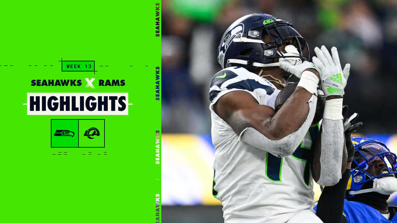 2022 Week 13 Seahawks at Rams DK Metcalf Highlights