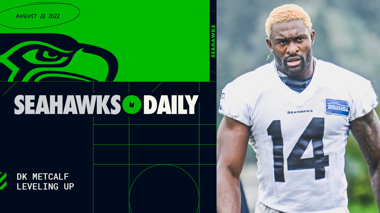 Seahawks Daily Dk Metcalf Leveling Up