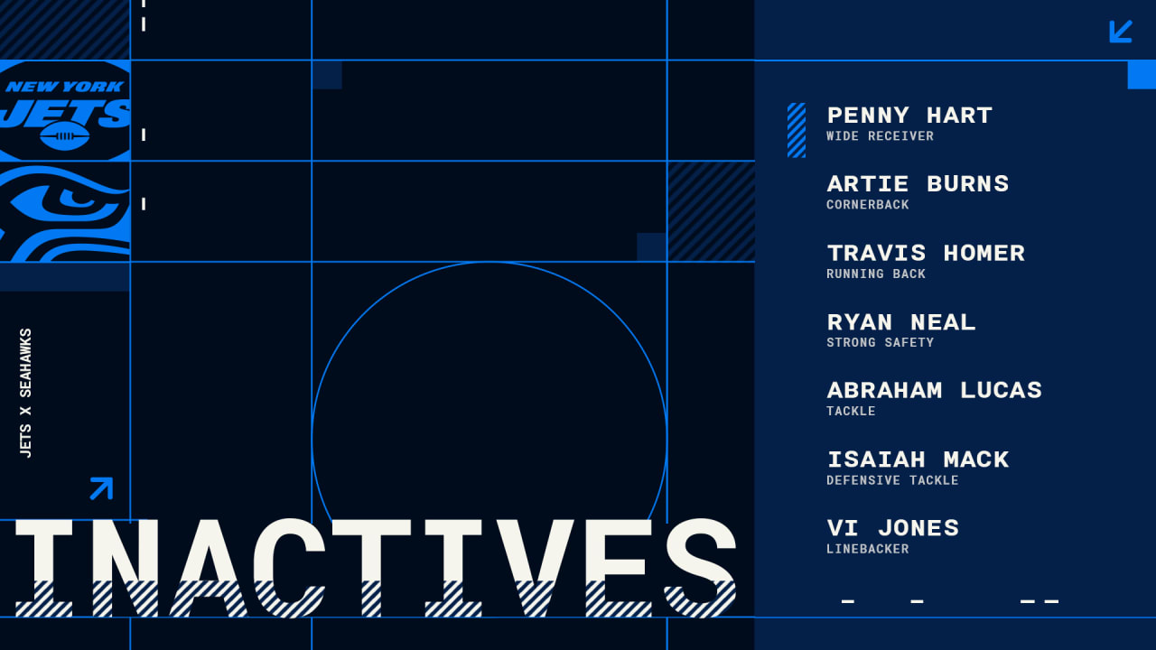 Projecting Jets' inactives vs. Seahawks in Week 17