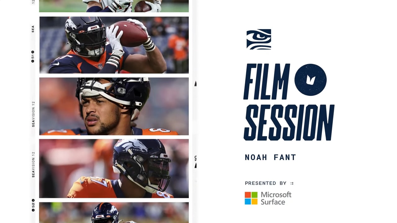 Stone Forsythe Film Session  2021 Seattle Seahawks 