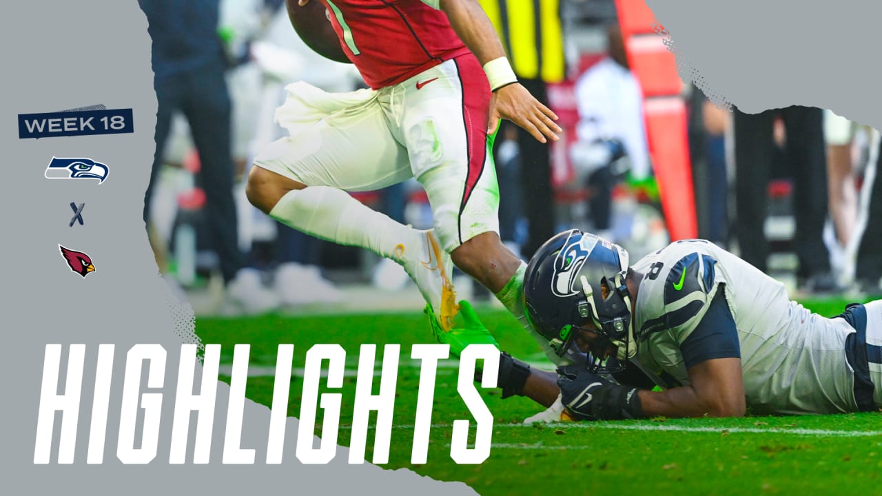 2021 Week 18 Seahawks at Cardinals Full Highlights