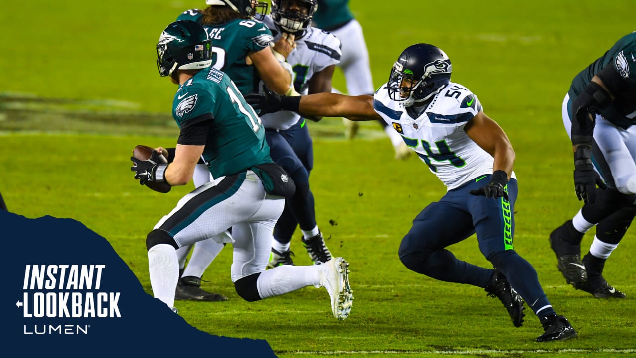 2020 Week 12 Seahawks vs. Eagles Bobby Wagner Records
