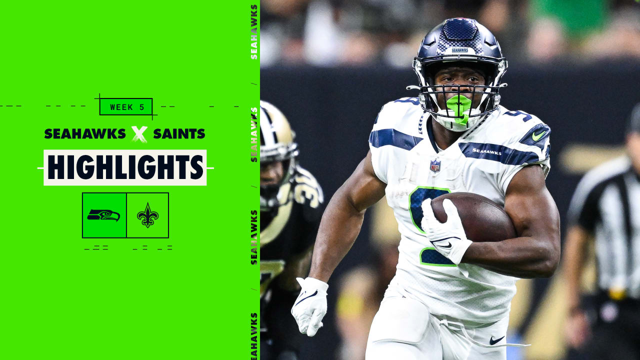 2022 Week 18 Seahawks vs. Rams Kenneth Walker III Spins Outside For 15-Yard  Run Highlight