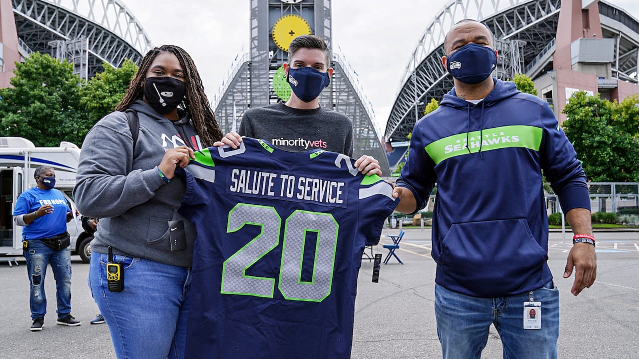 Seahawks salute to service jersey sale