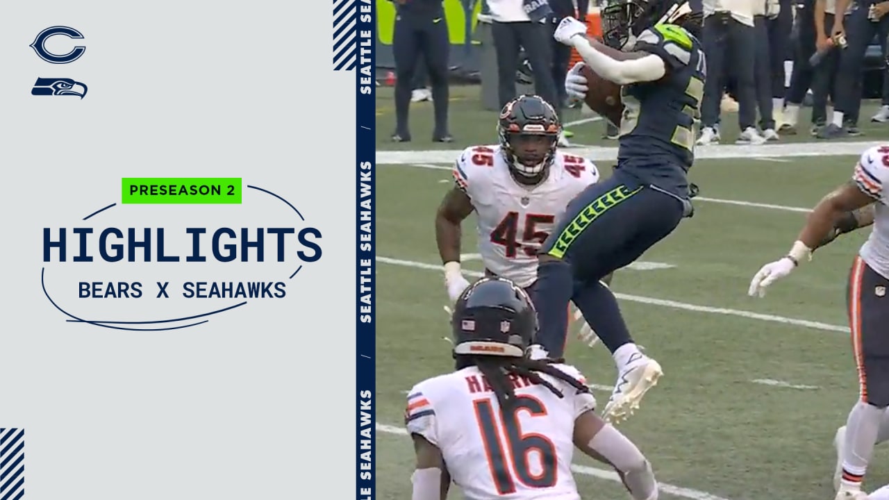 Chicago Bears vs. Seattle Seahawks Preseason Week 2 Highlights