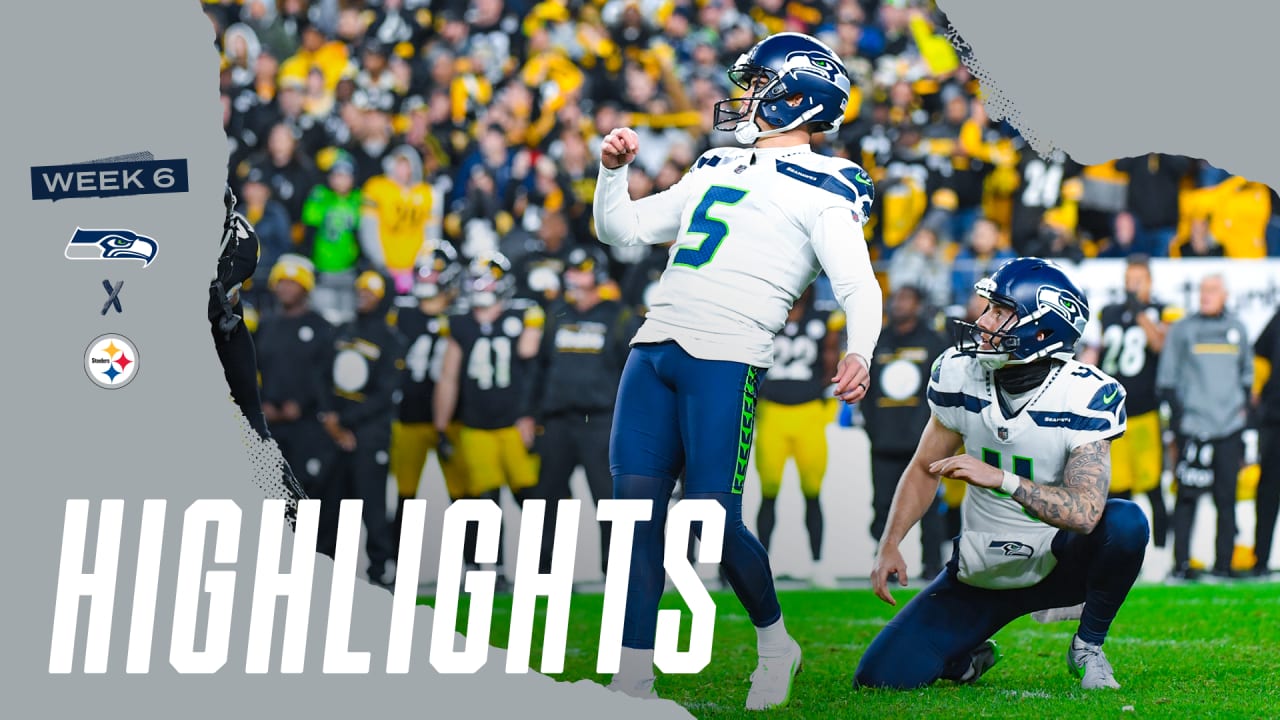 Seahawks vs. Steelers Week 6 Highlights