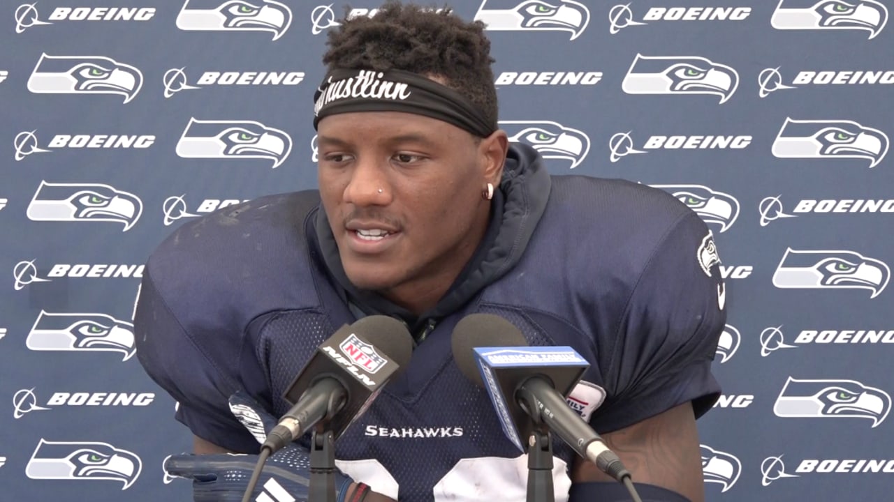 Chris Carson 2018 Seahawks Training Camp Press Conference: Day 8