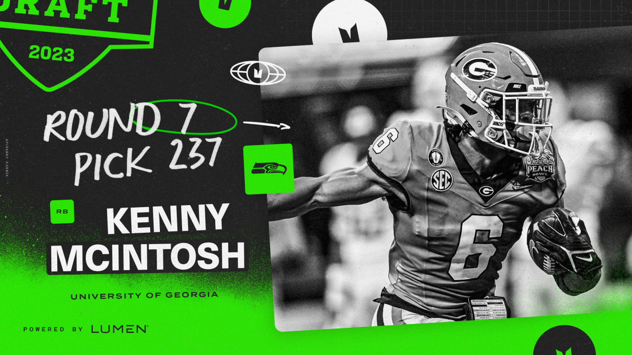 2023 NFL Draft RB Kenny McIntosh, Pick No. 237