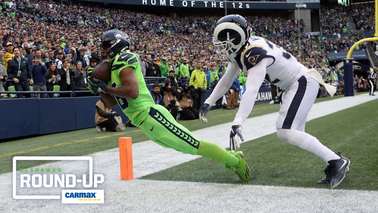 Seahawks Tyler Lockett got Jake Bobo's ball from 1st NFL TD