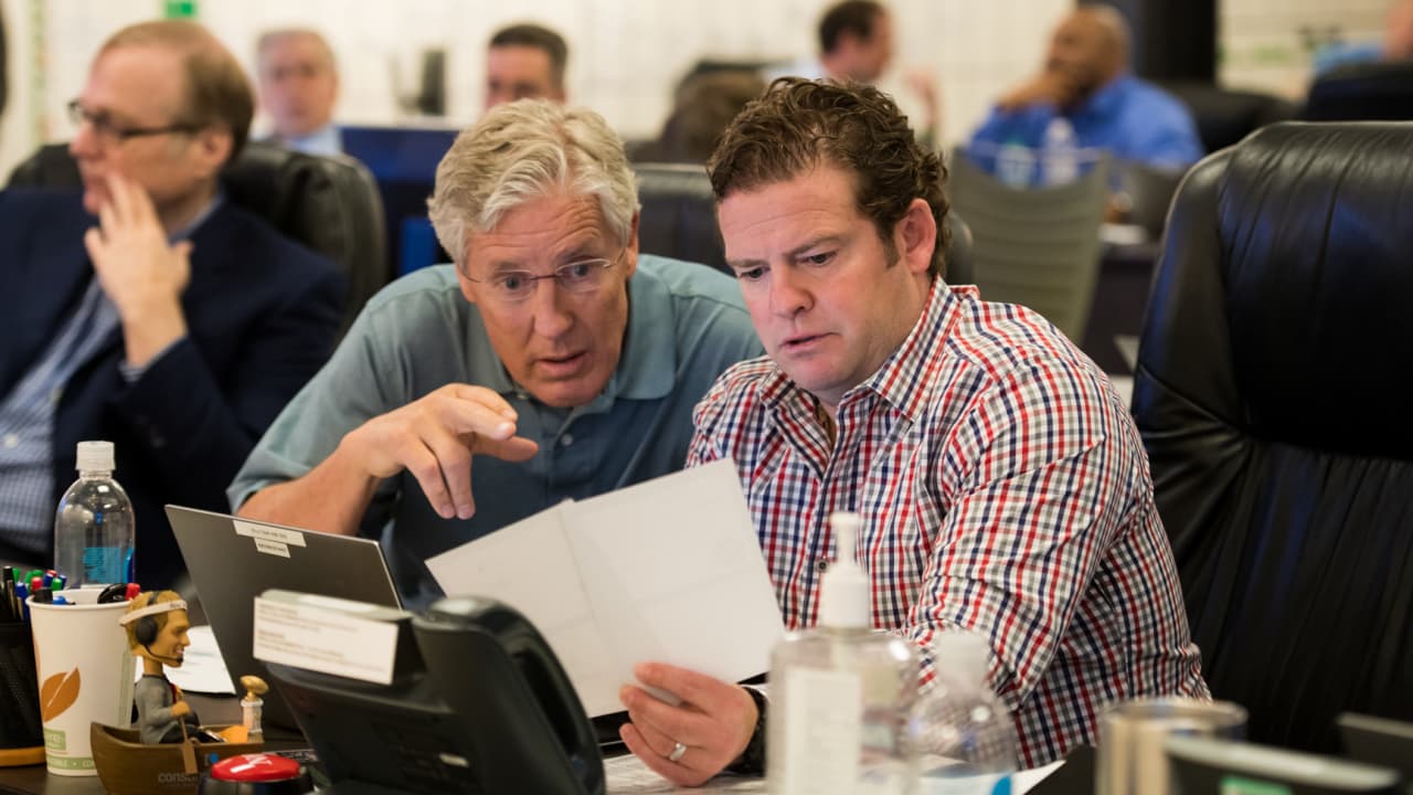 John Schneider, Pete Carroll reflect on first day of NFL Draft