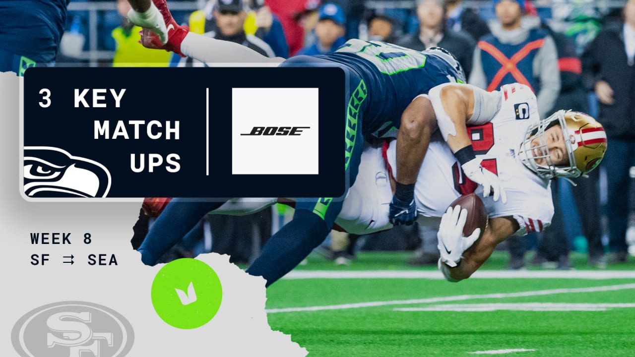 2020 Week 8 Key Matchups: Seahawks vs. 49ers