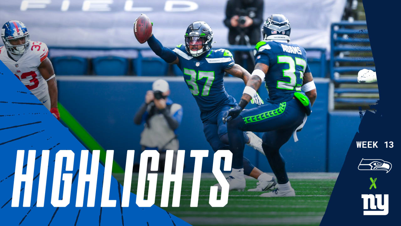 Seahawks vs. Giants Game Highlights | Week 13